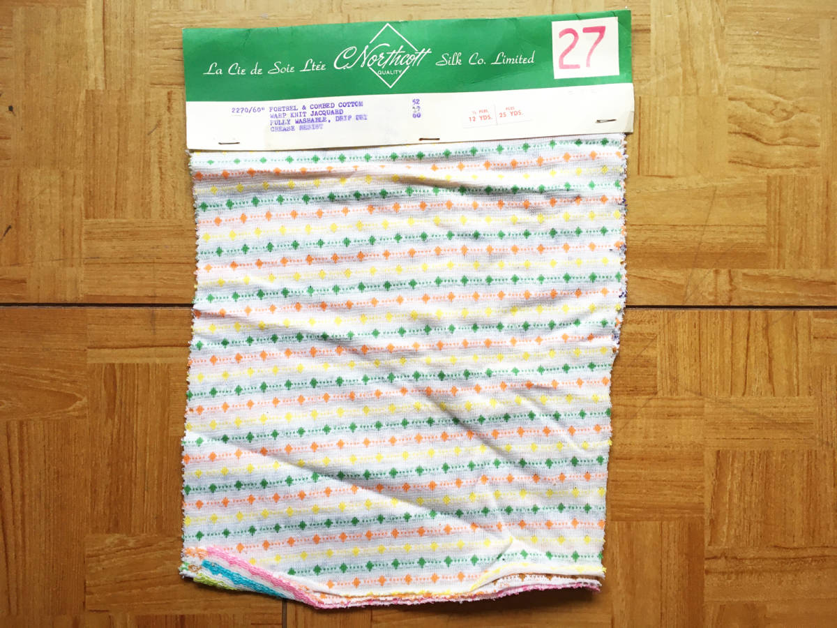はぎれ 生地 3種 カナダ 手芸 裁縫 レトロ ビンテージ拍卖