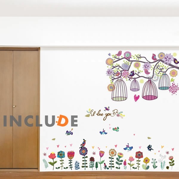 ウォールステッカー ポップ アート 木 葉 リーフ 癒し ウォールアート拍卖