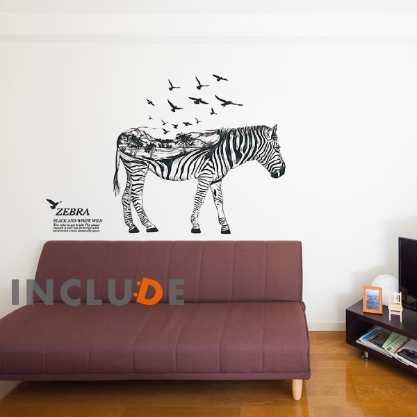 ウォールステッカー 動物 アニマル 子供 メロディ 音楽 かわいい 動物園 ライオン キリン かば ゾウ拍卖