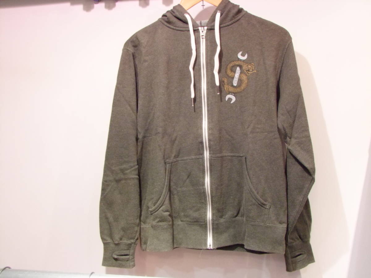 中古 希少 SLB サルバービア ジップアップパーカー ヘザーカーキ拍卖