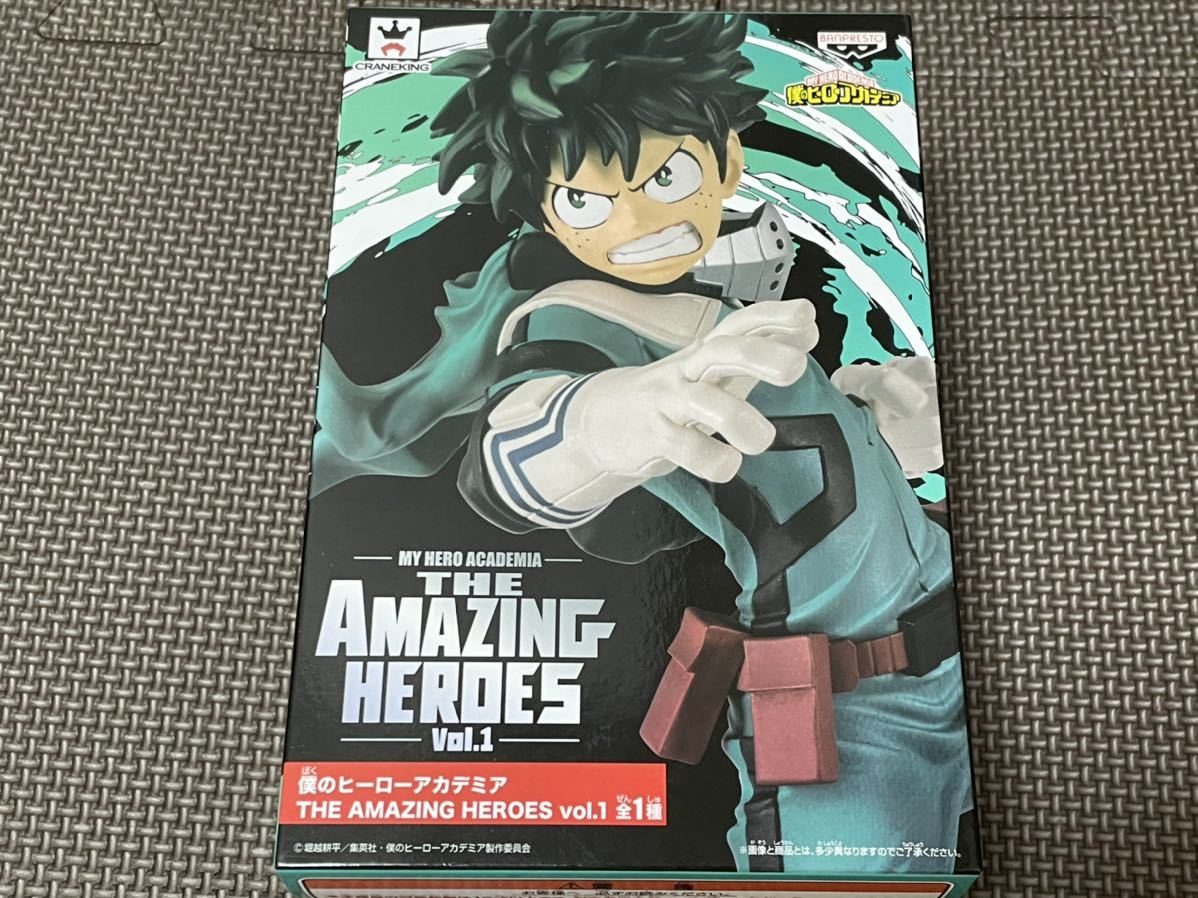 【vol.1 緑谷出久】僕のヒーローアカデミア THE AMAZING HEROES フィギュア 新品・未開封 国内正規品 ヒロアカ デク拍卖