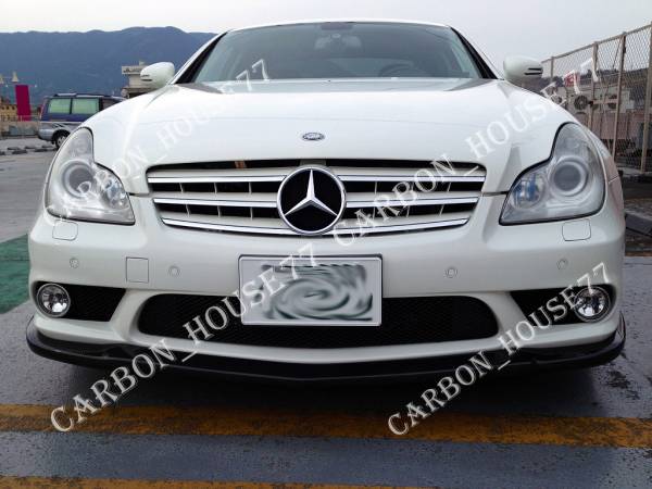 ★BENZ W219 CLS55 CLS63 AMG カーボン フロント リップ スポイラー CS型 2005-2010☆.拍卖