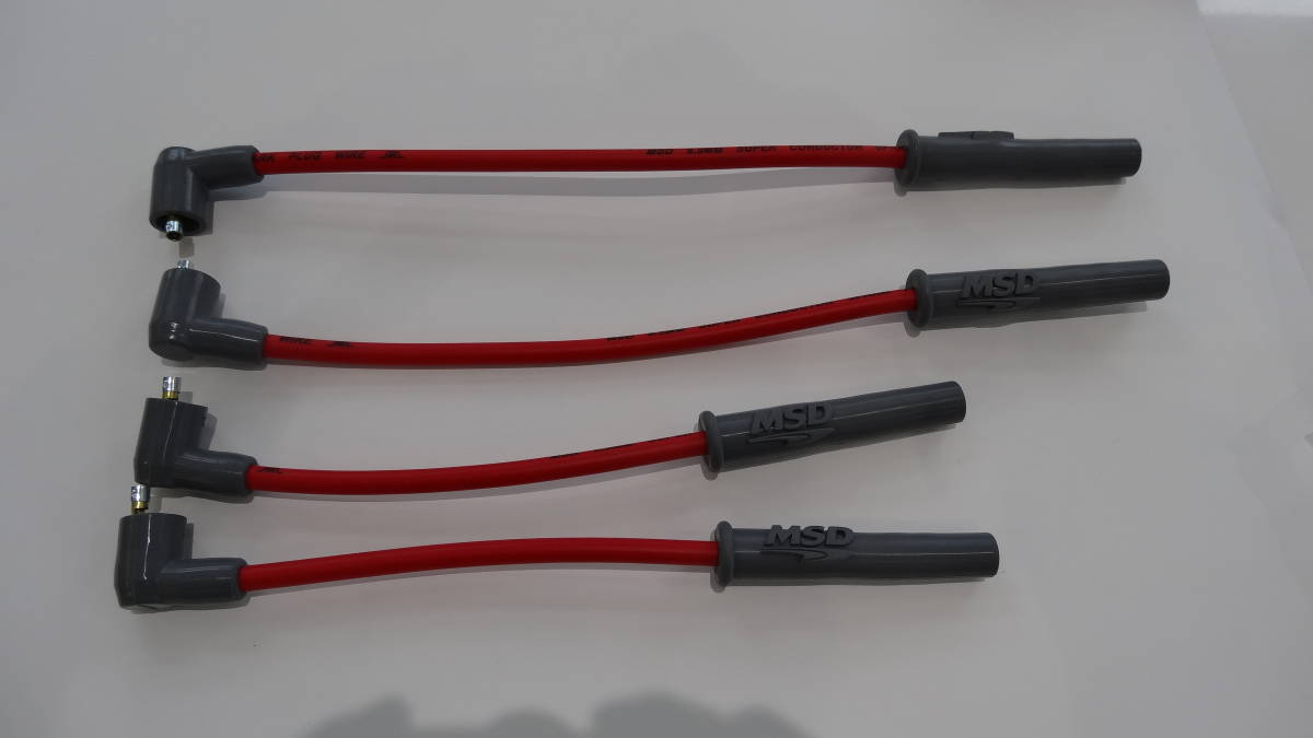 ローバーミニ97~同時点火用専用 MSDスーパーコンダクタープラグコード&NGK RX スパークプラグ 4本SET拍卖