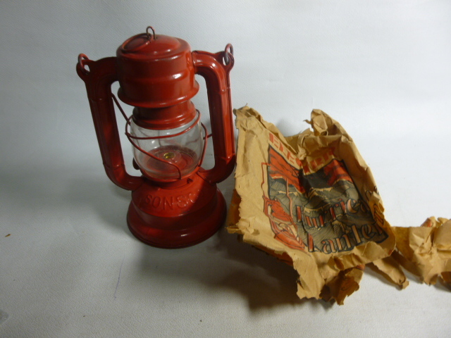 SUN BRAND made in JAPAN ランタン 電球ランタン 豆球 赤 その3/ハリケーンランタン拍卖