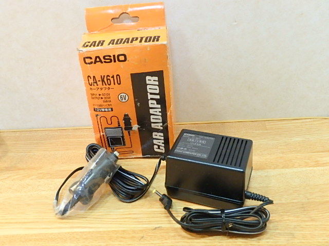 60s111k 動作未確認 ジャンク カシオ カーアダプター 12V車専用 CA-K610 CASIO(北海道・沖縄・離島は発送不可)拍卖
