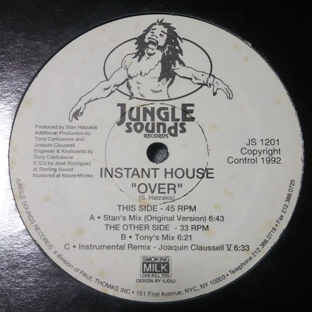 INSTANT HOUSE / OVER /JOE CLAUSSELL/THE LOFT/LARRY LEVAN/90'S DEEP HOUSE/MOODMAN拍卖
