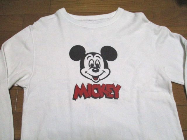 激レア SHIPS ミッキーマウス トレーナー 白 サイズ不明 Mくらいか? Disney スウェット ヴィンテージルック 正規品拍卖