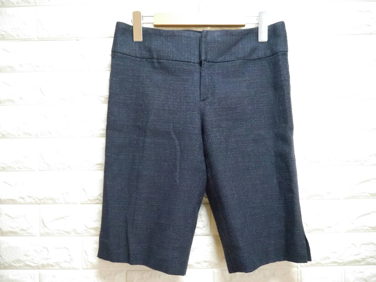 A314 ◇ IENA | イエナ ハーフパンツ 紺 中古 サイズ38拍卖