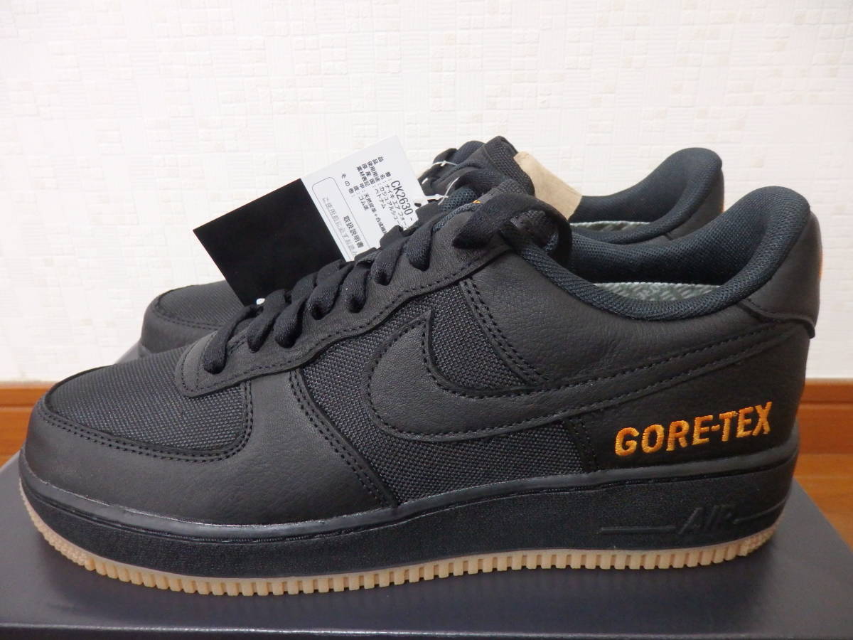 即決☆レア!限定!♪新品 NIKE ナイキスニーカー AIR FORCE 1 '07 LOW GTX GORE-TEX エアフォース1 ゴアテックス 27.5cm♪25周年♪35周年拍卖