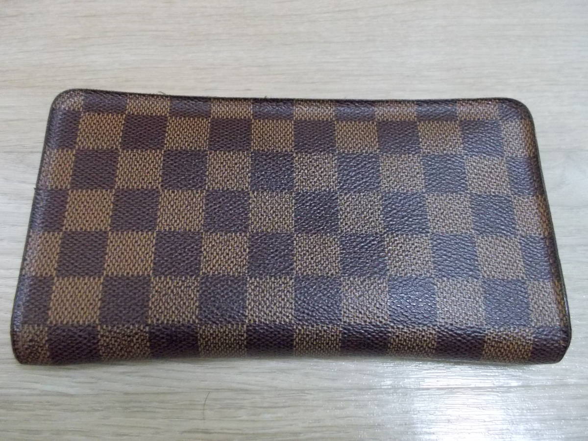 ■LOUIS VUITTON■ルイヴィトン■ダミエ■長財布■箱袋あり■拍卖