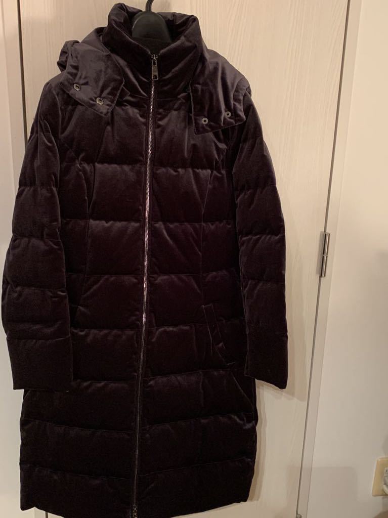 SPOOM スプーム ベロアロングダウンコート 新品タグ付拍卖