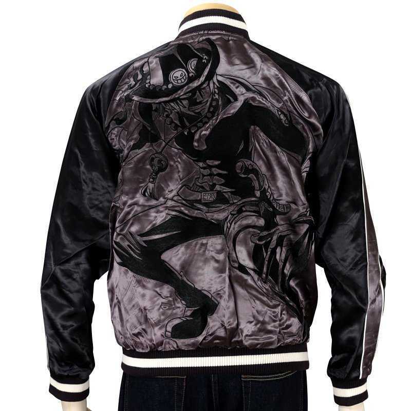 ONE PIECE 火拳のエース スカジャン M OPSJ-017/花旅楽団/テンストライク拍卖