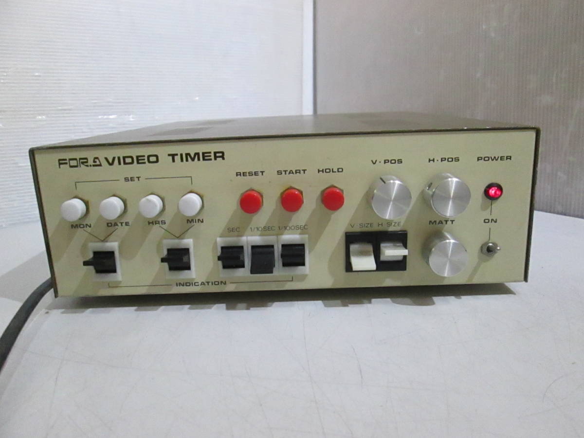 「A1-2」★ FOR.A ビデオタイマーVTG-33 VIDEO TIMER VTG-33★拍卖