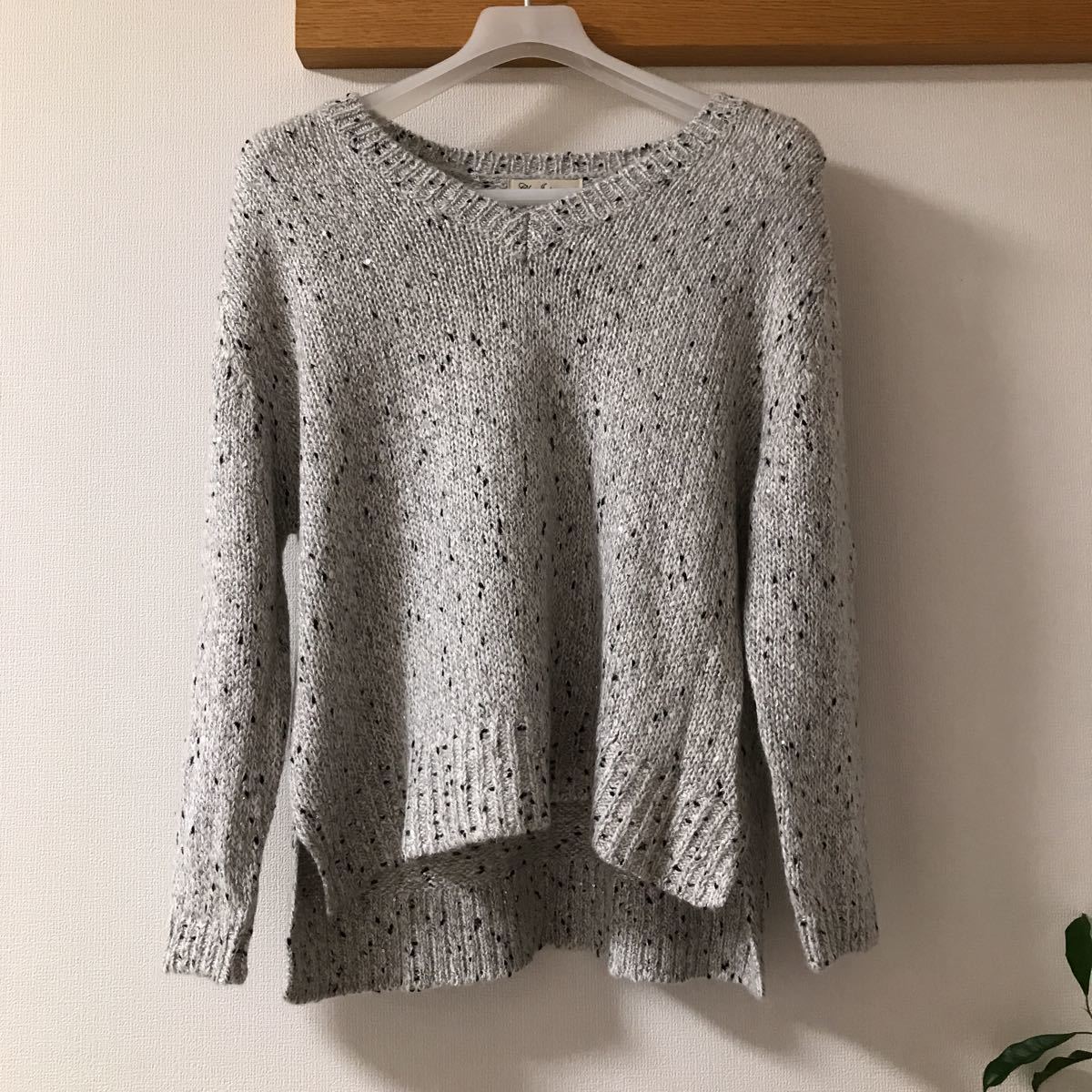 【中古】clear impression ラメVネックニット サイズ15拍卖