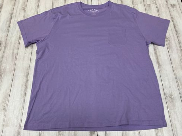 BACK POINT セシール 綿100% クルーネック 半そでTシャツ 5Lサイズ JK-276-209拍卖