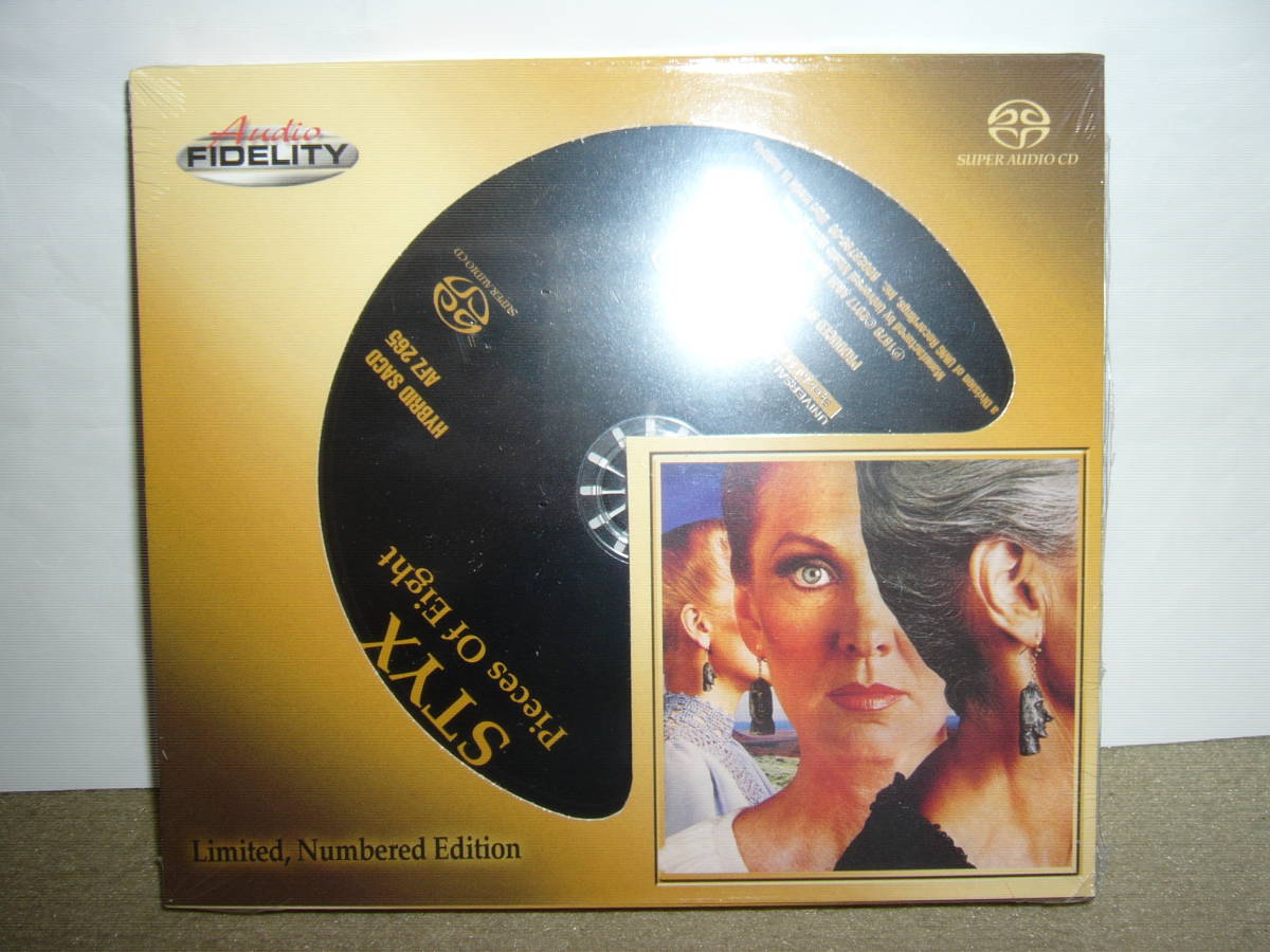 米国プログレ系名盤 Styx コンセプト大傑作「Pieces of Eight」SACD仕様限定盤 輸入盤未開封新品。拍卖