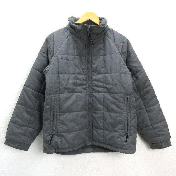 y■コロンビア/COLUMBIA 中綿入り ジップブルゾン/ジャケット■灰【メンズS】MENS/96【中古】拍卖