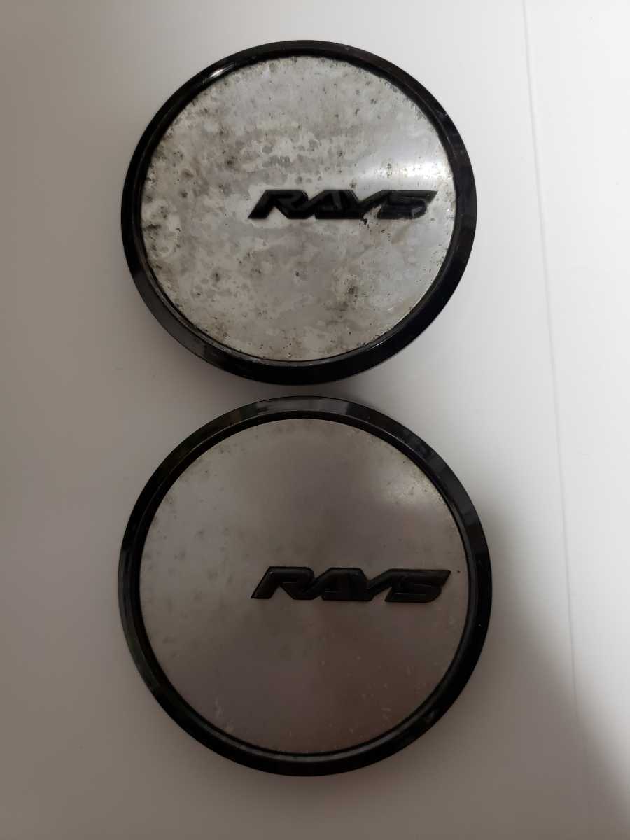 ≪93≫ RAYS レイズ HOMURA ホムラ センターキャップ シルバー 2枚拍卖