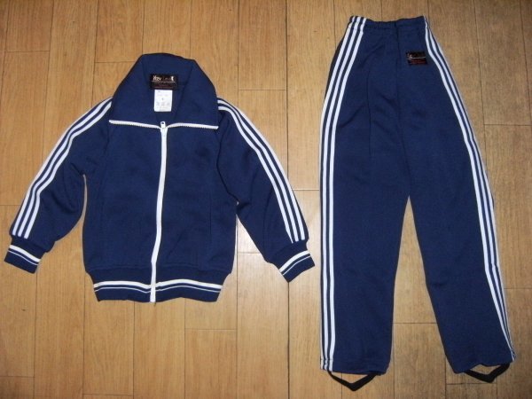 新品★デットストック★未使用★昭和レトロ★80年代★日本製★当時物 サイズ 6号 子供用 ジャージ 上下セット 運動着 スエット 体操 陸上拍卖