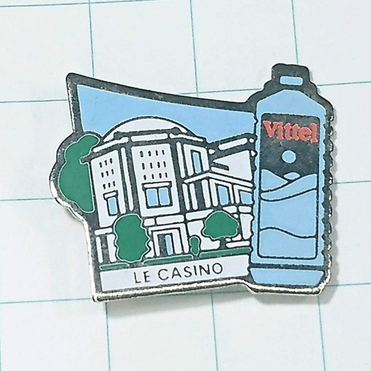 送料無料)Vittel L'ERMITAGE フランス輸入 アンティーク ピンバッジ A04621拍卖