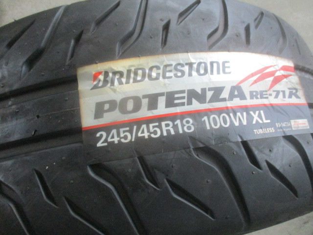 ☆新品激安☆ブリヂストン ポテンザRE71R 245/45R18 1本拍卖