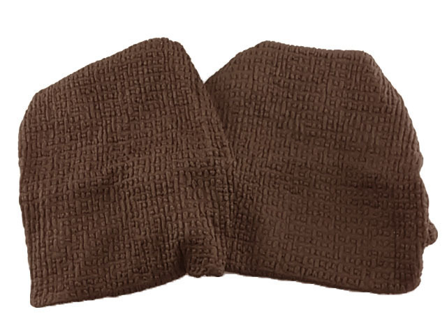 椅子カバー ぴったりフィット 超ストレッチ 2枚組セット ブラウン拍卖