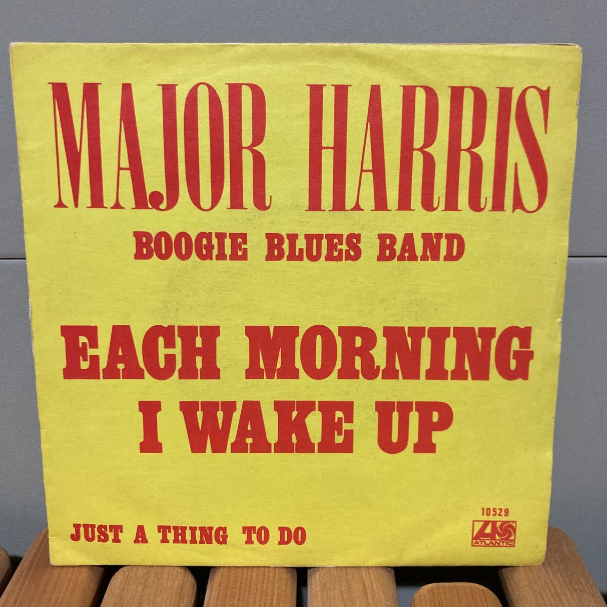THE MAJOR HARRIS BOOGIE BLUES BAND、each morning i wake up、7インチ、フリーソウル、オルガンバー、サバービア拍卖