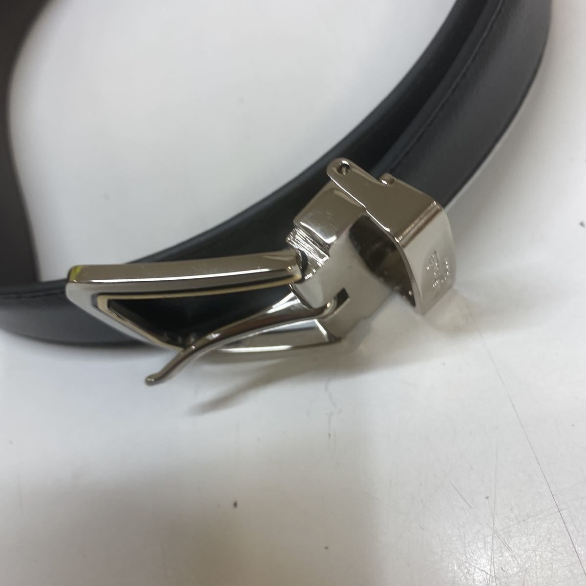 本革ベルトGuy Laroche【ギ・ラロッシュ】 メンズ ★1本 ★リバースブル 新品★送料無料★拍卖