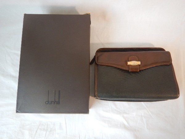 dunhill/ダンヒル ★ハンドバック  ★箱付き(箱は劣化してます)★拍卖