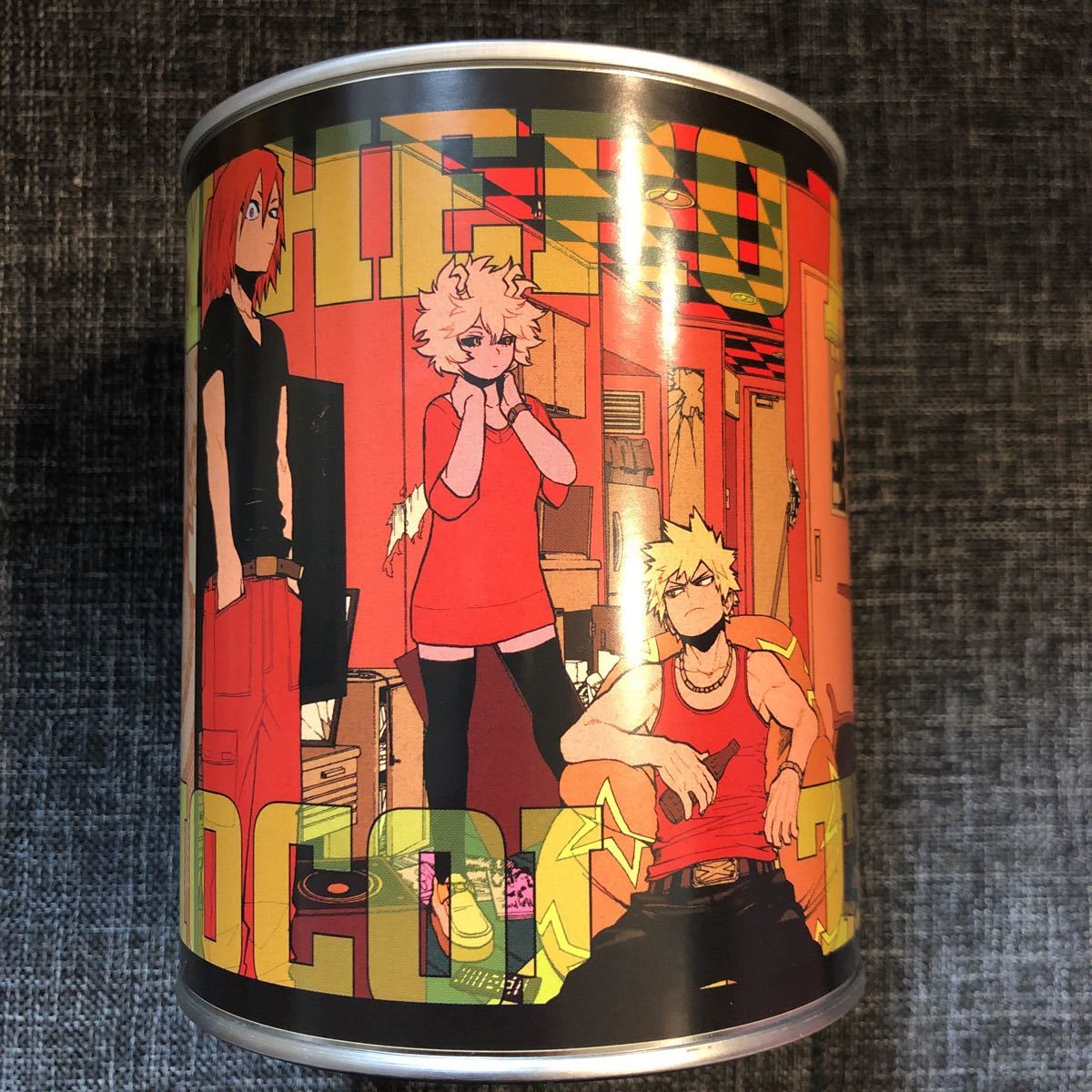 ジャンプショップ 僕のヒーローアカデミア ヒロアカ ジャンフェス 缶入りチョコクランチ 第2弾 空き缶 ステッカー拍卖