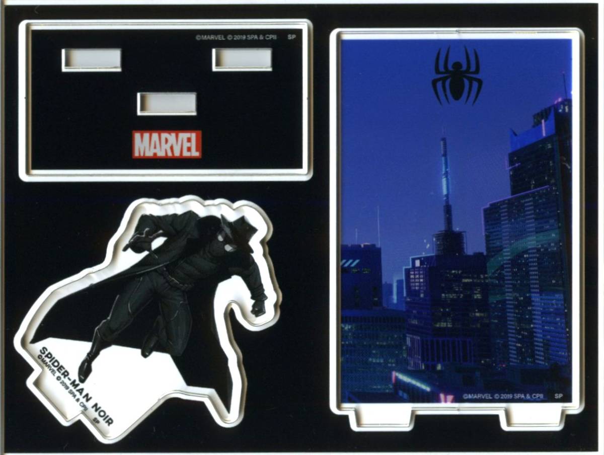 SPIDER-MAN NOIR アクリルスタンド スパイダーバース マーベル ヴィレッジヴァンガード限定販売 G-4522 郵送無料拍卖