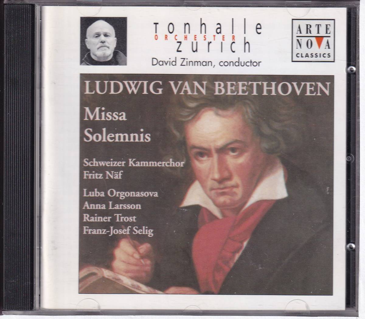 *【廃盤】ジンマン指揮チューリヒ・トーンハレ管,他~ベートーヴェン:ミサ・ソレムニス拍卖
