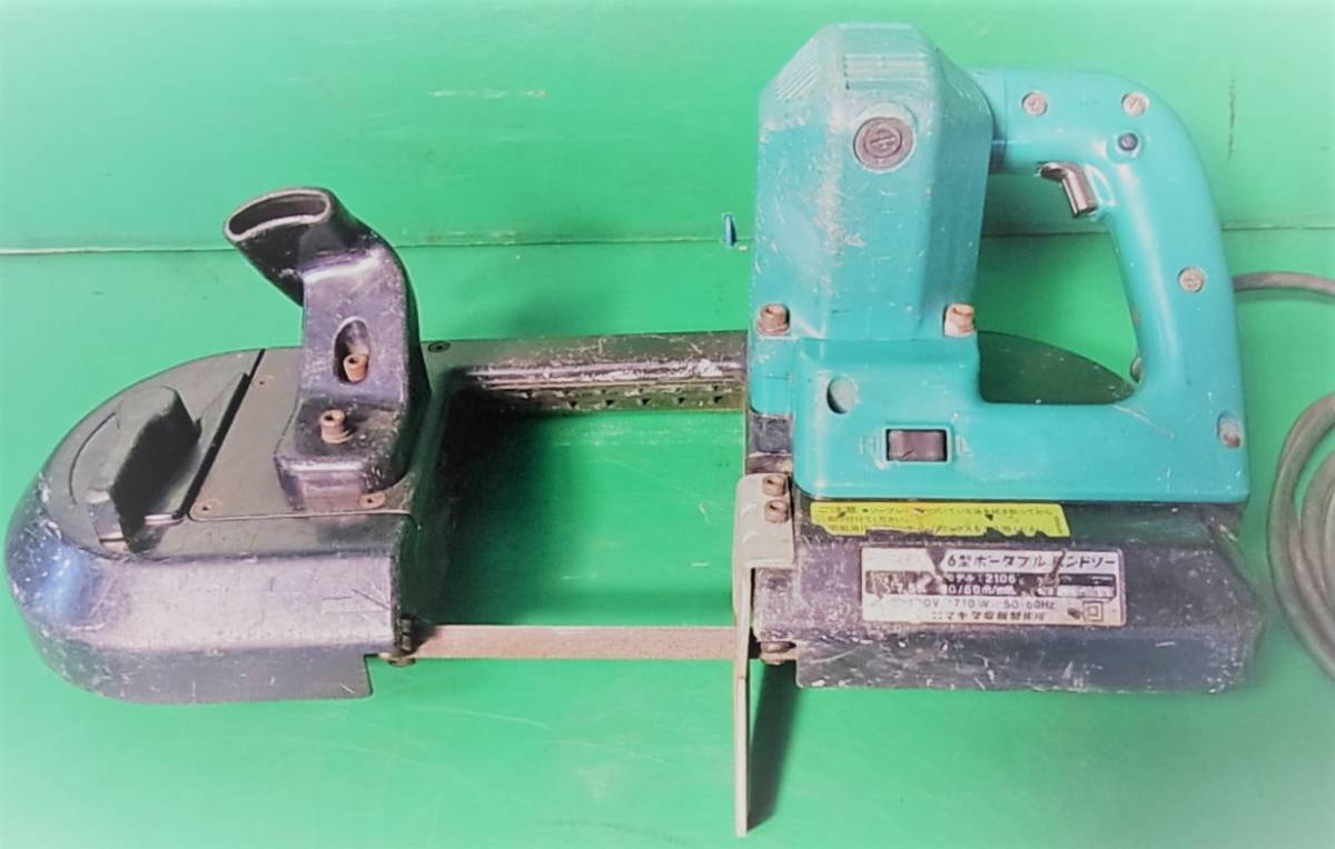 マキタ 小型 ポータブルバンドソー 2106型② 金属加工・工場・現場作業・DIYお奨め ポータブルバンドソー バンドソー 金属切断機拍卖