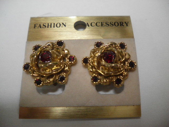 新品*素敵なイヤリング*ブロンズゴールド系カラー拍卖