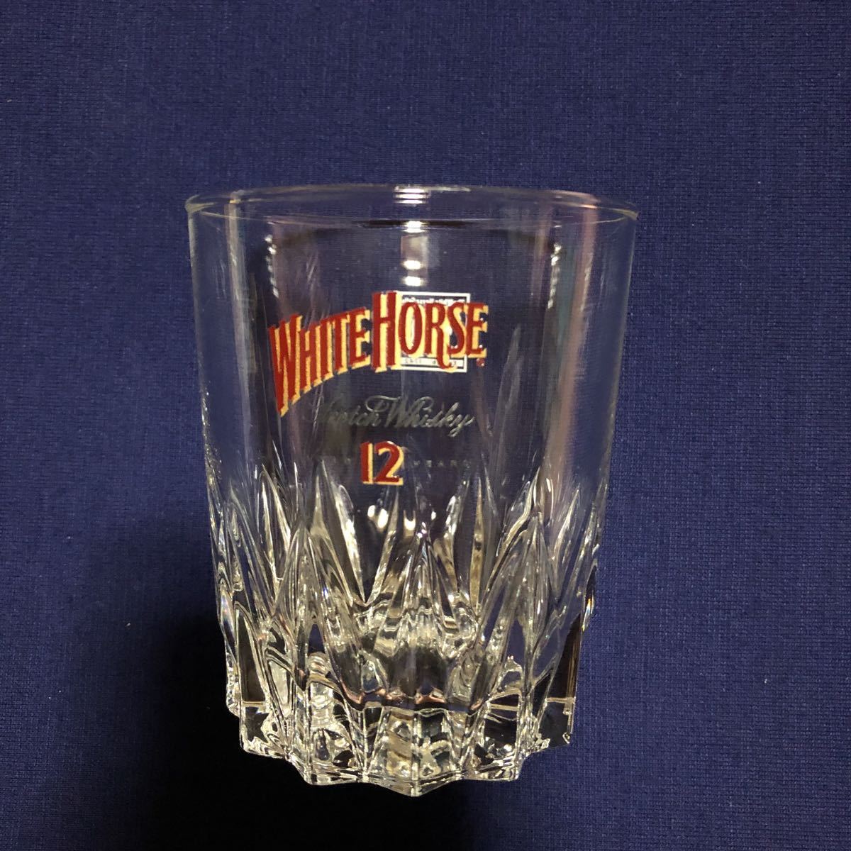 激レア非売品 WHITE HORSE ホワイトホース12年 スコッチウィスキー ロックグラス ノベルティ拍卖
