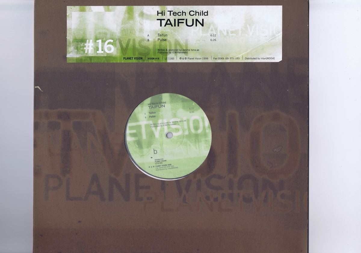 盤質良好 ドイツ盤 12inch The High Tech Child / Taifun VISION #16拍卖