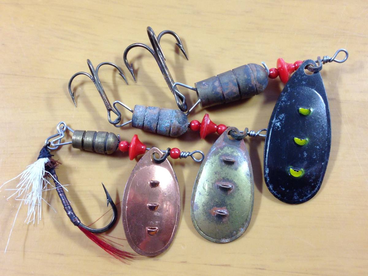 アブ スヴァングスタ スピナー 3個セット ※錆汚れ多数あり 検)メップス ルースターテール エリア トラウト 管釣り #18-1710拍卖