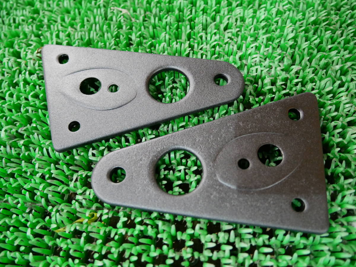 ホンダ VTZ250 ヘッドライトステー左右セット MC15 MC15E 予備に 中古品 カスタムに VTZ パウダーコート黒拍卖