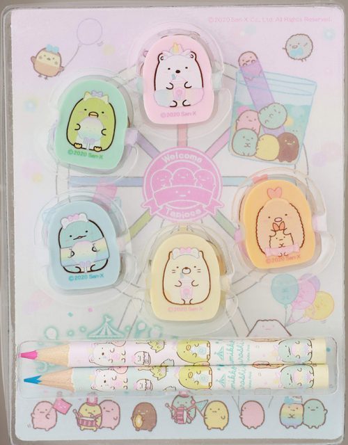 すみっコぐらし たぴおかパークのたのしいミニぶんぐ3点セット ねーねー 付録拍卖