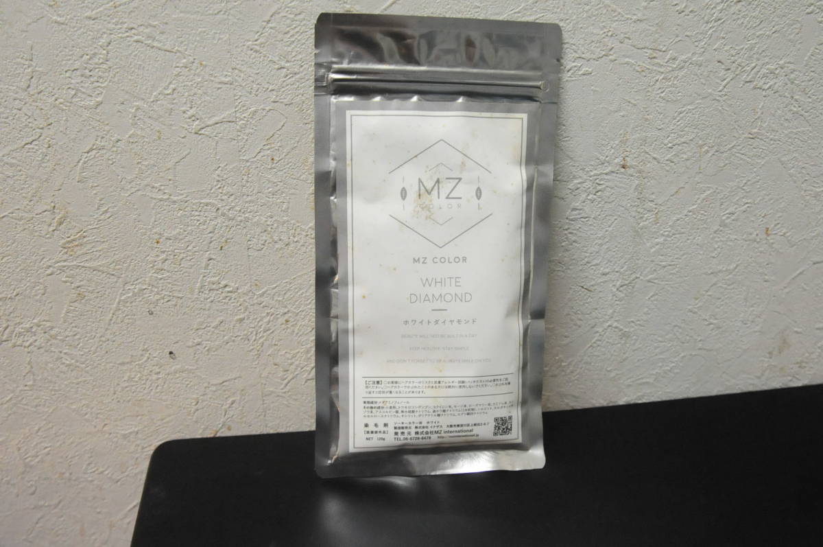 新品未開封 MZ COLOR ホワイトダイヤモンド エムズカラー オーガニックカラー剤 拍卖