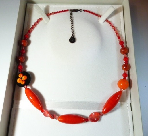 β Venetian glass ベネチアングラス ネックレス β ヴェネチアン ベネチアンガラス ベネチアン 拍卖