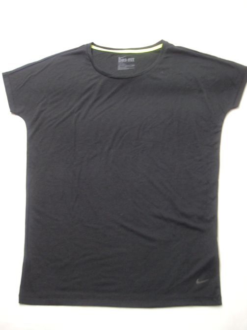 S180 NIKE ナイキ DRI-FIT ドライフィット 半袖Tシャツ レディース S/M 黒 新品未使用 ランニング拍卖