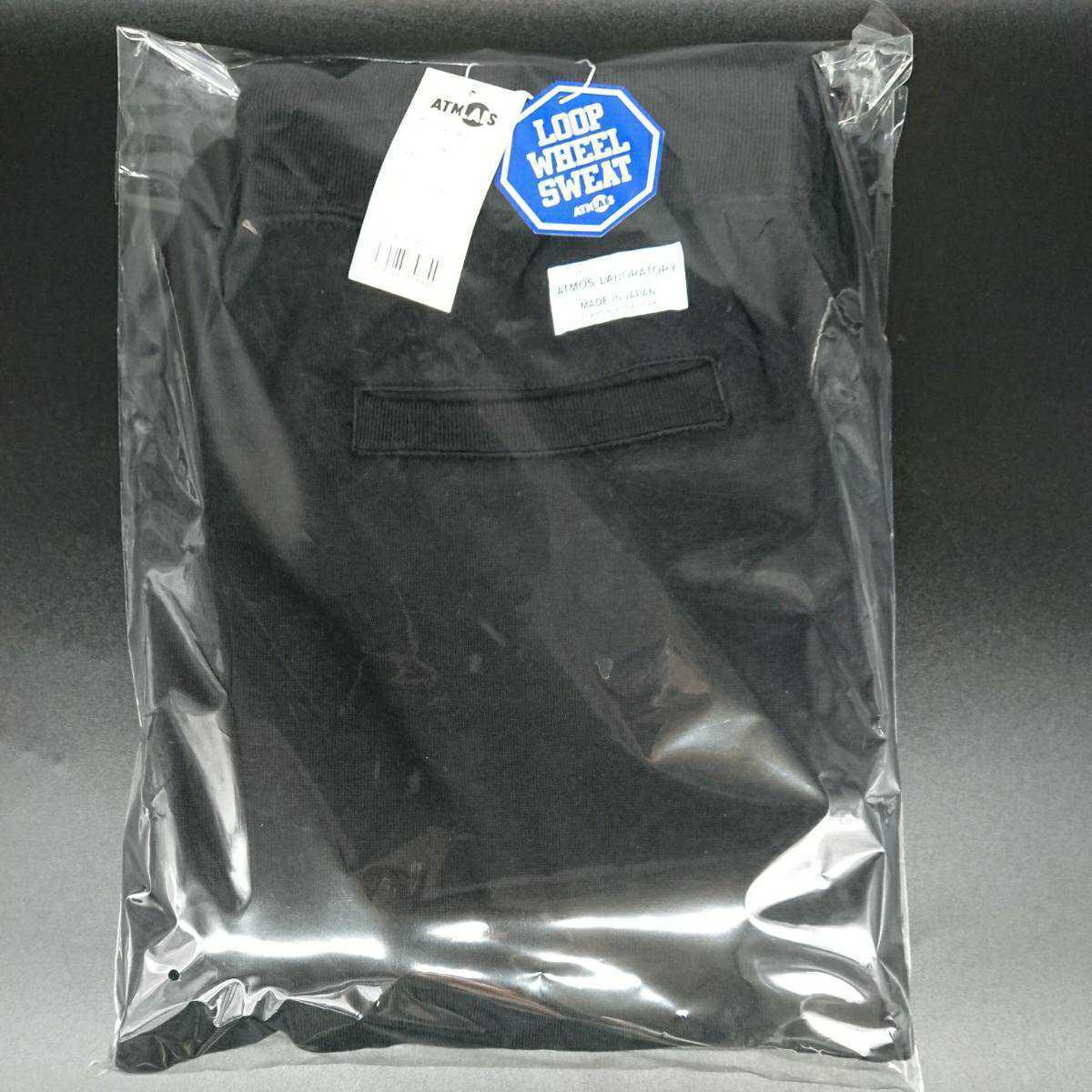 新品 未使用 タグ付き ATMOS LAB Sweat Training Pants ATM-OJ-B003 Black Lサイズ 100%コットン スウェット トレーニングパンツ 黒 無地拍卖