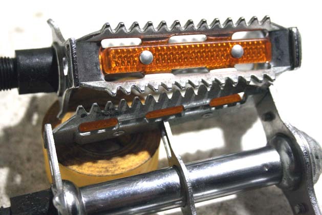60s新品ペダル カンパニョーロチネリランドナーニシキロードマンロードバイクユーラシアピスト山口片倉川村BS富士自転車グランボアトーエイ拍卖