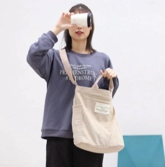 ショルダーバッグ コーデュロイ トートバッグ レディース【4~6】拍卖