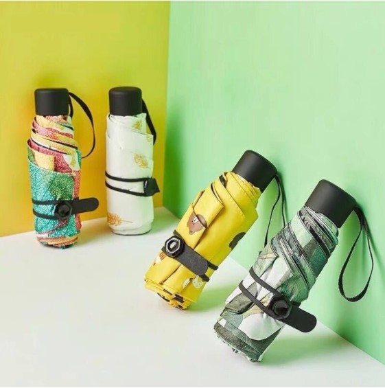 小さなポケット折りたたみ傘,旅行用,女性と子供へのギフト,uv保護,防水,ポータブル1~3拍卖