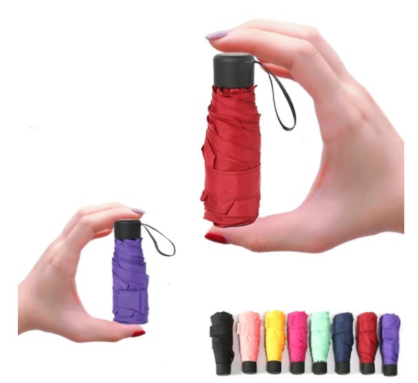 女性と男性用のポケット傘,ミニサイズ,旅行に最適,防水,傘,実用的,女の子と子供用,uv保護,180g 5~7拍卖