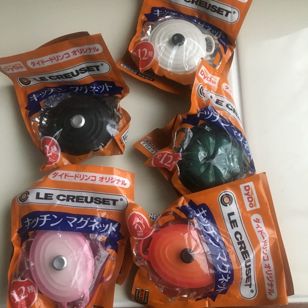 LE CREUSET ル・クルーゼ マグネット 5つ拍卖