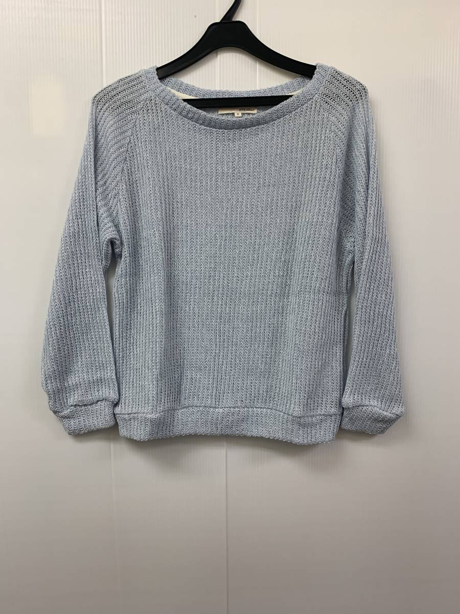 x44★pink adobe 長袖ニットカットソー サイズM★秋拍卖