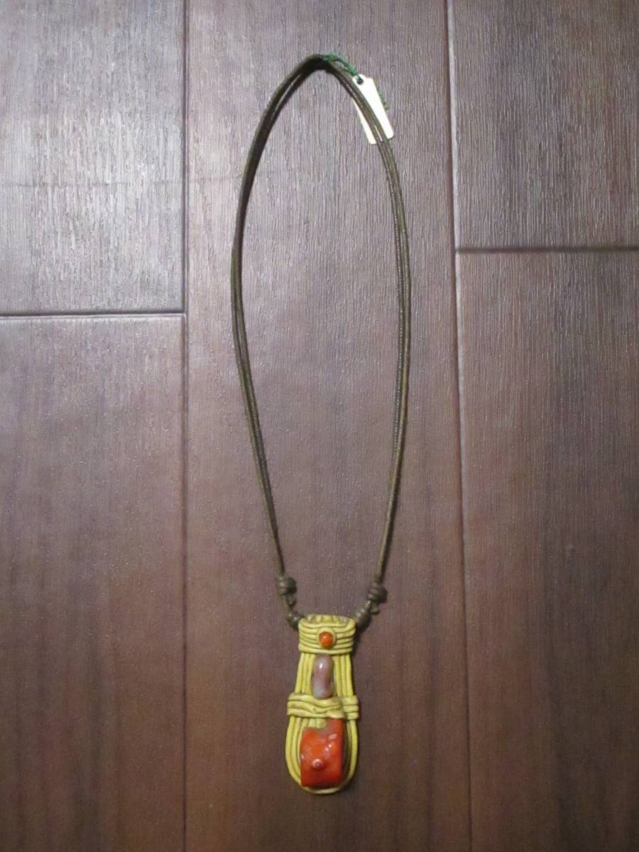 ⑧新品*男女兼用*一点物*ハンドメイド*練り物+ビーズ+天然石*ネックレス拍卖